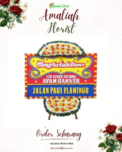 Bunga Papan Congratulation di Tanjungjaya